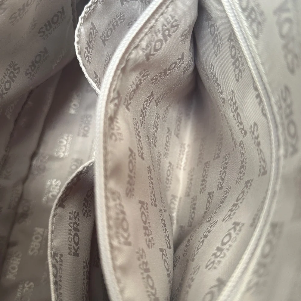 Michael Kors Blush Pink Saffiano Leather Dome Satchel Crossbody Bag - Picture 7 of 17